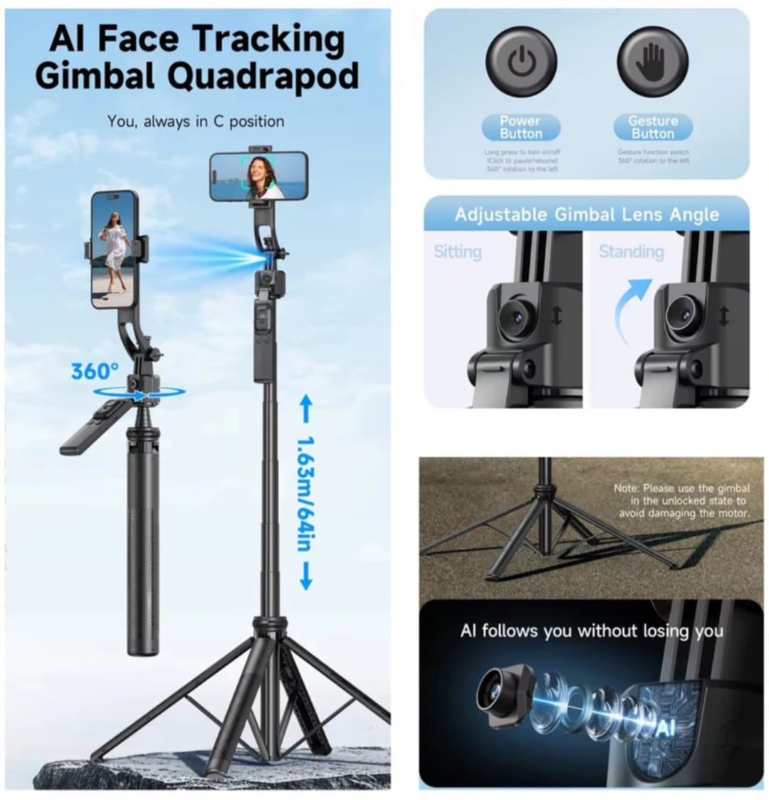 FG-C90 AI Smart Face Tracking Gimbal