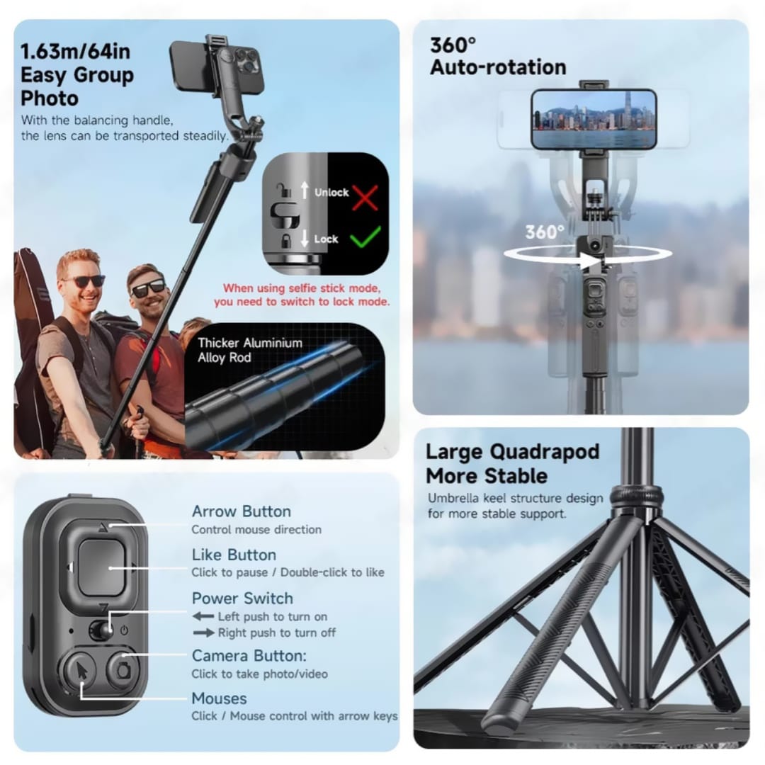 FG-C90 AI Smart Face Tracking Gimbal