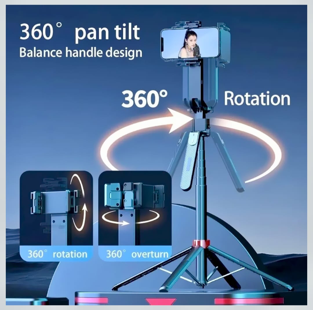 Q185 Auto Face Tracking AI Selfie Stick Tripod