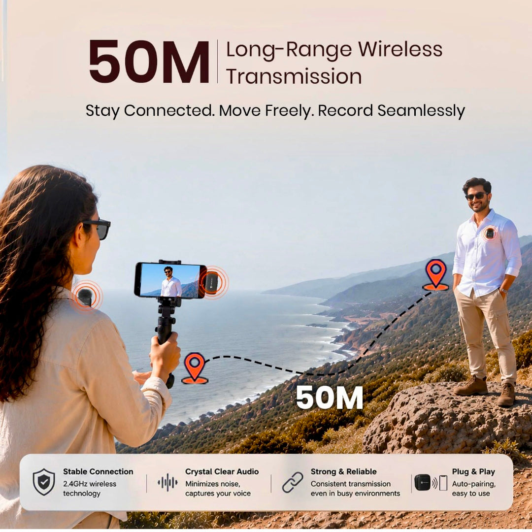 VlogMate Ultra Dual Wireless Microphone