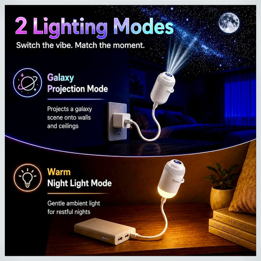 Mini Galaxy Projector Night Light