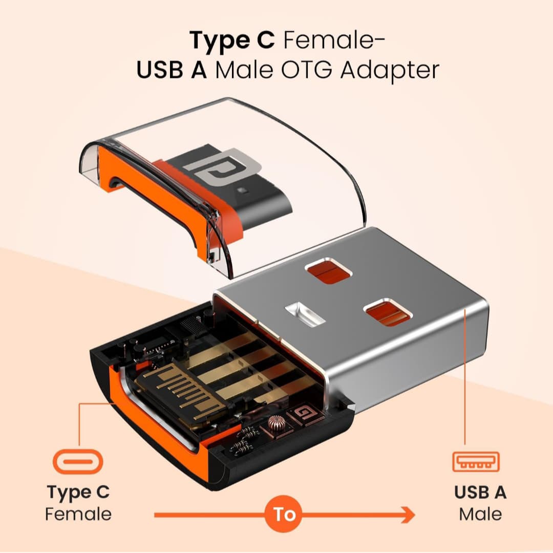 USB 3.0 Type-C Female to USB Male OTG Adapter